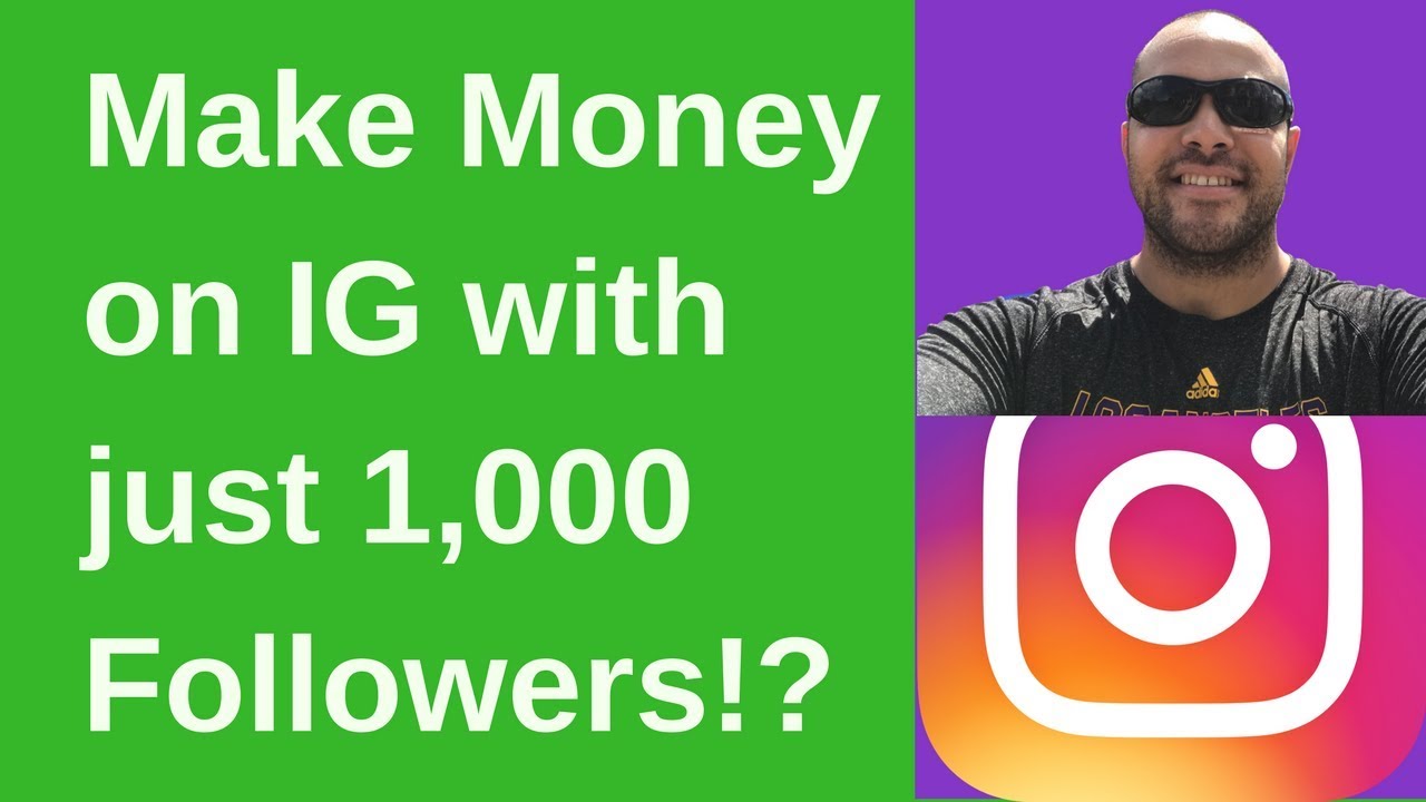 make money on Instagram with 1000 followers