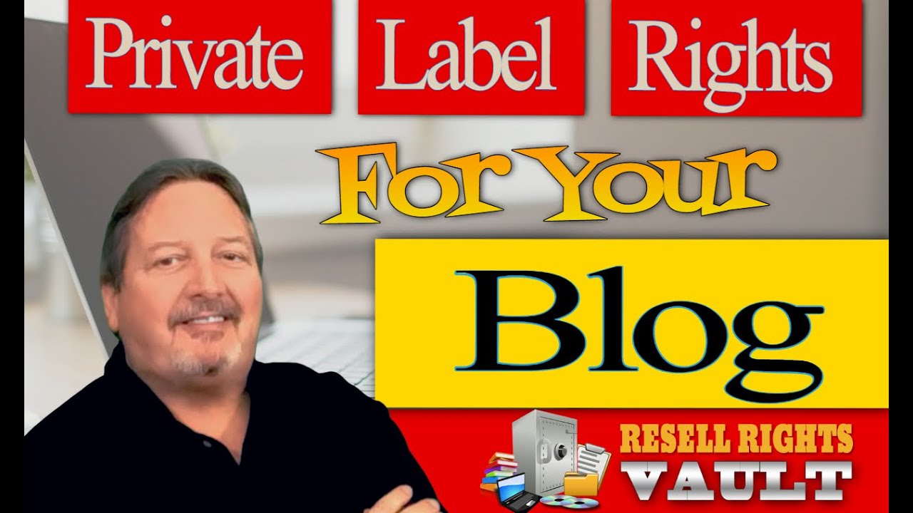 sell PLR resale products online with blog