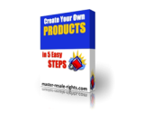 Create Your Own Products in 5 Easy Steps!