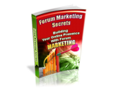 Forum Marketing Secrets